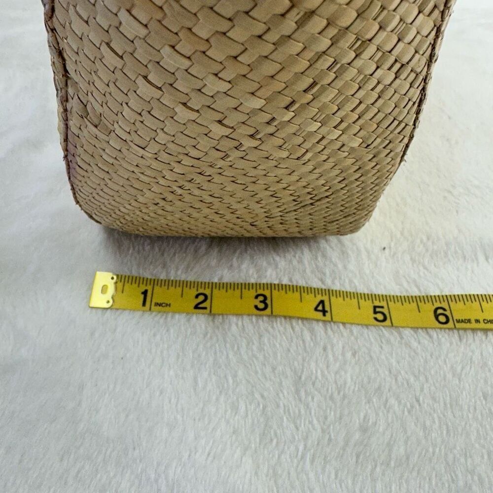 Homemade Custom Painted Top Handle Rattan Bag Jester Trick Or Treat Halloween - Picture 8 of 10